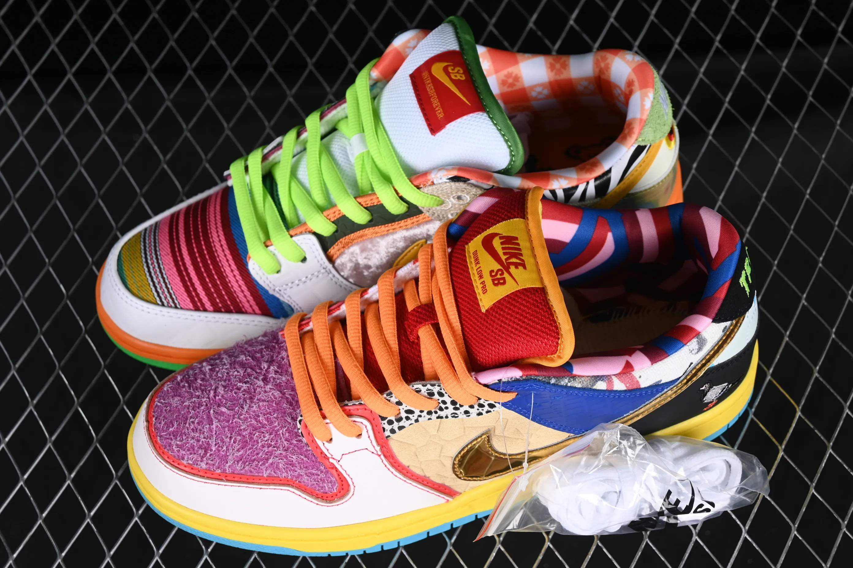 All categories Nk SB Dunk series Nk SB Dunk Low low-top sneakers Nk SB Dunk Low Pro QS "What Thepaul" element style stitching SB low-top casual sneakers DM0807-600